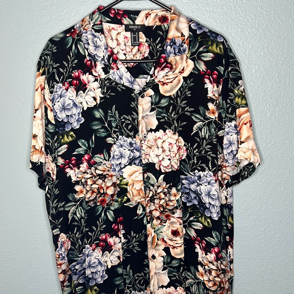 Floral Button down